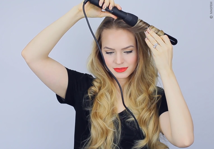  Как накрутить волосы плойкой видео
